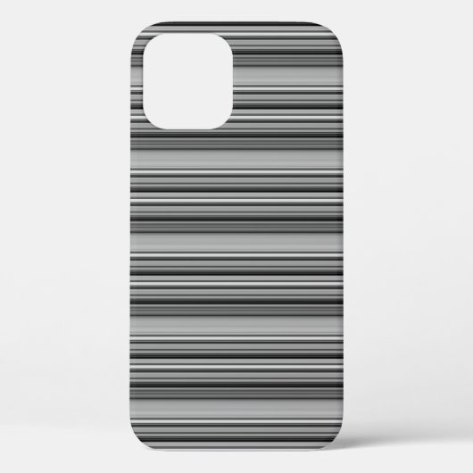 Süße schwarze graue Streifen  Case-Mate iPhone Hülle (Rückseite)