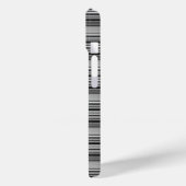 Süße schwarze graue Streifen  Case-Mate iPhone Hülle (Rückseite / Links)