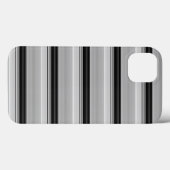 Süße schwarze graue Streifen Case-Mate iPhone Hülle (Rückseite (Horizontal))