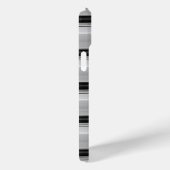 Süße schwarze graue Streifen Case-Mate iPhone Hülle (Rückseite / Rechts)
