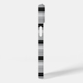 Süße schwarze graue Streifen Case-Mate iPhone Hülle (Rückseite / Rechts)