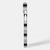 Süße schwarze graue Streifen Case-Mate iPhone Hülle (Rückseite / Links)