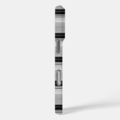 Süße schwarze graue Streifen Case-Mate iPhone Hülle (Rückseite / Rechts)