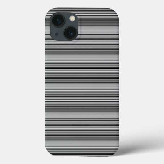 Süße schwarze graue Streifen  Case-Mate iPhone Hülle (Rückseite)