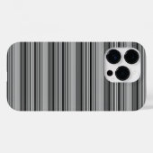 Süße schwarze graue Streifen  Case-Mate iPhone Hülle (Rückseite (Horizontal))