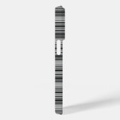 Süße schwarze graue Streifen  Case-Mate iPhone Hülle (Rückseite / Rechts)