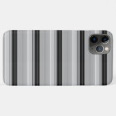 Süße schwarze graue Streifen Case-Mate iPhone Hülle (Rückseite (Horizontal))