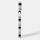 Süße schwarze graue Streifen Case-Mate iPhone Hülle (Rückseite / Rechts)