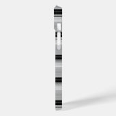 Süße schwarze graue Streifen Case-Mate iPhone Hülle (Rückseite / Links)