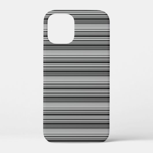 Süße schwarze graue Streifen  Case-Mate iPhone Hülle (Rückseite)