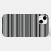 Süße schwarze graue Streifen  Case-Mate iPhone Hülle (Rückseite (Horizontal))
