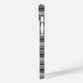 Süße schwarze graue Streifen  Case-Mate iPhone Hülle (Rückseite / Links)