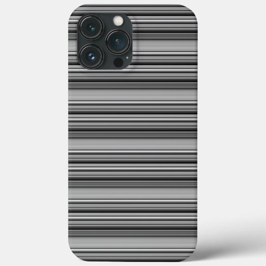 Süße schwarze graue Streifen  Case-Mate iPhone Hülle (Rückseite)