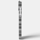 Süße schwarze graue Streifen  Case-Mate iPhone Hülle (Rückseite / Links)