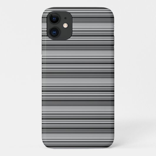 Süße schwarze graue Streifen  Case-Mate iPhone Hülle (Rückseite)