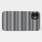 Süße schwarze graue Streifen  Case-Mate iPhone Hülle (Rückseite (Horizontal))