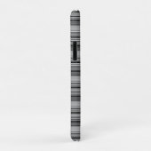 Süße schwarze graue Streifen  Case-Mate iPhone Hülle (Hinten/Rechts)