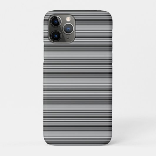Süße schwarze graue Streifen  Case-Mate iPhone Hülle (Rückseite)