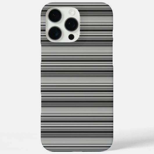 Süße schwarze graue Streifen  Case-Mate iPhone Hülle (Rückseite)