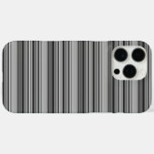 Süße schwarze graue Streifen  Case-Mate iPhone Hülle (Rückseite (Horizontal))