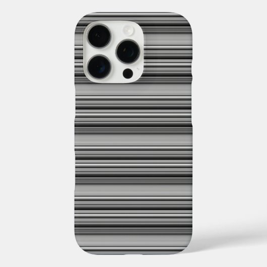 Süße schwarze graue Streifen  Case-Mate iPhone Hülle (Rückseite)
