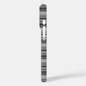 Süße schwarze graue Streifen  Case-Mate iPhone Hülle (Rückseite / Links)