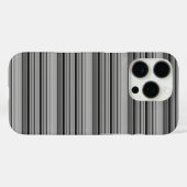 Süße schwarze graue Streifen  Case-Mate iPhone Hülle (Rückseite (Horizontal))
