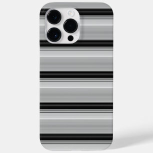 Süße schwarze graue Streifen Case-Mate iPhone 14 Pro Max Hülle