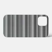Süße schwarze graue Streifen  Case-Mate iPhone Hülle (Rückseite (Horizontal))