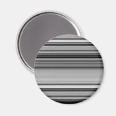 Süße schwarze graue Streifen Magnet (Vorderseite/Rückseite)