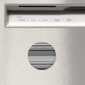Süße schwarze graue Streifen Magnet (In Situ (Geschirrspüler))