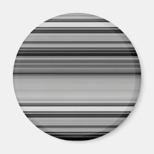 Süße schwarze graue Streifen Magnet (Vorne)