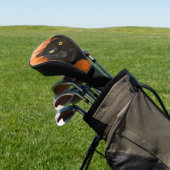 Süße schwarze Katze Golf Headcover (In SItu)