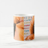 Süße schwarze Katze Kaffeetasse (Mittel)