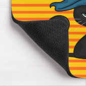 Süße schwarze Katze Mousepad (Ecke)