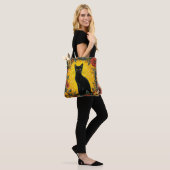 Süße schwarze Katze Tasche (Am Model)