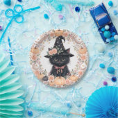 Süße schwarze Katzen Halloween-Papierteller Pappteller (Party)