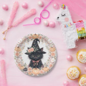 Süße schwarze Katzen Halloween-Papierteller Pappteller (Party)