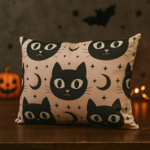 Süße schwarze Katzen & himmlisches Halloween