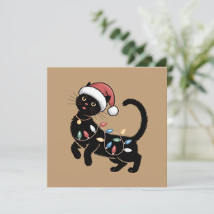 Süße schwarze Katzenliebhaber Weihnachten Mutter G
