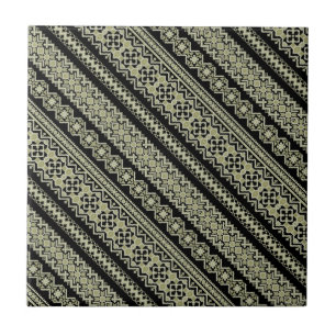 Süße schwarze Olive Ukraine Schmuck Hintergrund Fliese