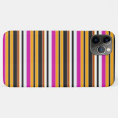 Süße schwarze orange Streifen Case-Mate iPhone Hülle (Rückseite (Horizontal))