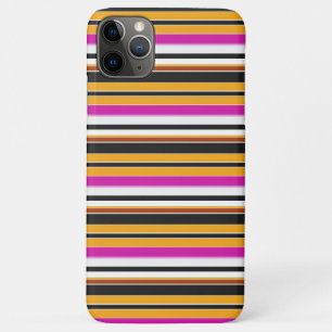 Süße schwarze orange Streifen Case-Mate iPhone Hülle