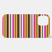 Süße schwarze orange Streifen Case-Mate iPhone Hülle (Rückseite (Horizontal))