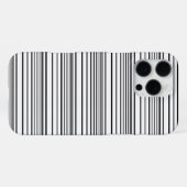 Süße schwarze weiße Streifen iPhone Hülle (Rückseite (Horizontal))