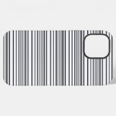 Süße schwarze weiße Streifen iPhone Hülle (Rückseite (Horizontal))
