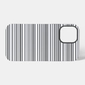 Süße schwarze weiße Streifen iPhone Hülle (Rückseite (Horizontal))