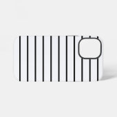 Süße schwarze weiße Streifen iPhone Hülle (Rückseite (Horizontal))