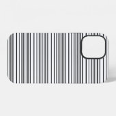 Süße schwarze weiße Streifen iPhone Hülle (Rückseite (Horizontal))