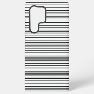 Süße schwarze weiße Streifen Samsung Galaxy Hülle